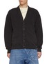 Main View - Click To Enlarge - JW ANDERSON - Garment Dyed V-Neck Cotton Cardigan
