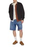 Figure View - Click To Enlarge - JW ANDERSON - Garment Dyed V-Neck Cotton Cardigan