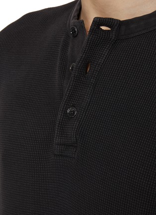  - JW ANDERSON - Waffle Cotton Henley Top