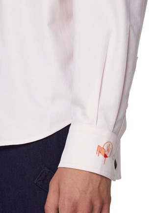  - JW ANDERSON - Café Scene Embroidered Cotton Shirt