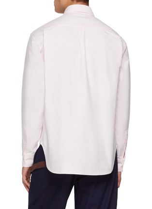 Back View - Click To Enlarge - JW ANDERSON - Café Scene Embroidered Cotton Shirt