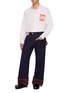 Figure View - Click To Enlarge - JW ANDERSON - Café Scene Embroidered Cotton Shirt