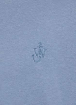  - JW ANDERSON - Anchor Embroidered Cotton T-Shirt