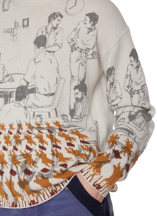  - JW ANDERSON - Printed Jacquard Sweater