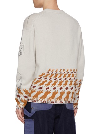 Back View - Click To Enlarge - JW ANDERSON - Printed Jacquard Sweater