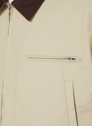 Detail View - Click To Enlarge - JW ANDERSON - Curved Hem Cotton Workwear Jacket