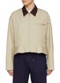 Main View - Click To Enlarge - JW ANDERSON - Curved Hem Cotton Workwear Jacket