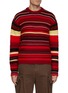 Main View - Click To Enlarge - JW ANDERSON - Striped Wool Knit Sweater