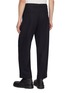 Back View - Click To Enlarge - STUDIO NICHOLSON - Pleated Curved Tapered Wool Pants