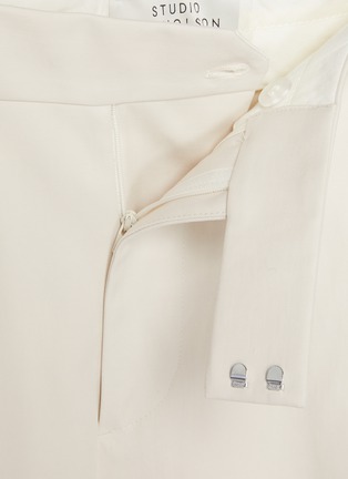  - STUDIO NICHOLSON - Pleated Curved Cotton Pants