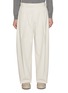 Main View - Click To Enlarge - STUDIO NICHOLSON - Pleated Curved Cotton Pants
