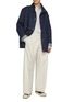 Figure View - Click To Enlarge - STUDIO NICHOLSON - Stand Collar District Denim Jacket