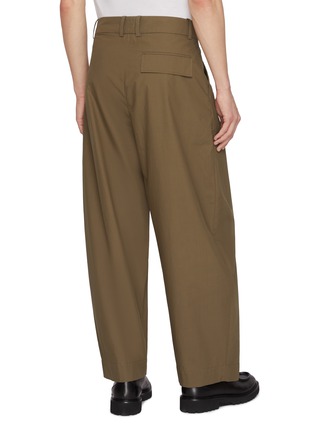 Back View - Click To Enlarge - STUDIO NICHOLSON - Double Pleated Cotton Pants