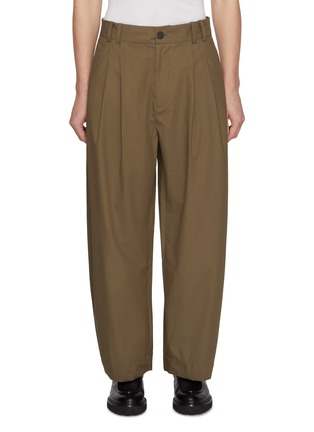 Main View - Click To Enlarge - STUDIO NICHOLSON - Double Pleated Cotton Pants