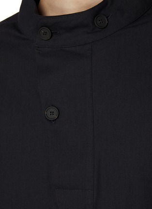  - STUDIO NICHOLSON - Half Placket Button Up Cotton Shirt