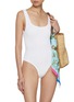 Figure View - Click To Enlarge - HUNZA G - Square Neck Swimsuit