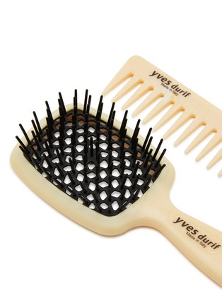Detail View - Click To Enlarge - YVES DURIF - Petite Vented Brush & Comb Set
