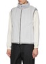 Detail View - Click To Enlarge - FABIO GAVAZZI - Reversible  Sculpted Mink Cashmere Jersey Vest