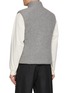 Back View - Click To Enlarge - FABIO GAVAZZI - Reversible  Sculpted Mink Cashmere Jersey Vest