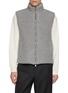 Main View - Click To Enlarge - FABIO GAVAZZI - Reversible  Sculpted Mink Cashmere Jersey Vest
