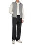 Figure View - Click To Enlarge - FABIO GAVAZZI - Reversible  Sculpted Mink Cashmere Jersey Vest