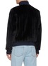 Back View - Click To Enlarge - FABIO GAVAZZI - Ribbed Sculpted Mink Bomber Jacket