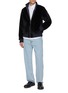 Figure View - Click To Enlarge - FABIO GAVAZZI - Ribbed Sculpted Mink Bomber Jacket