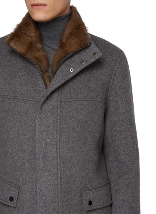  - FABIO GAVAZZI - Sable Sculpted Mink Cashmere Jacket