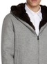  - FABIO GAVAZZI - Hooded Sable Cashmere Bomber Jacket
