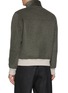 Back View - Click To Enlarge - FABIO GAVAZZI - Sculpted Mink Cashmere Blend Bomber Jacket