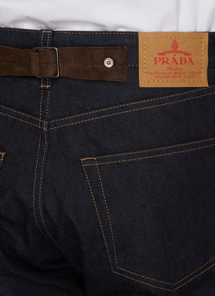  - PRADA - Straight Leg Dark Wash Jeans