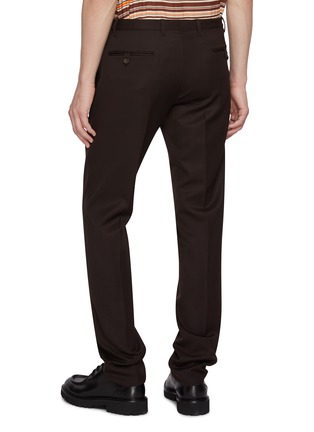 Back View - Click To Enlarge - PRADA - Straight Leg Wool Pants