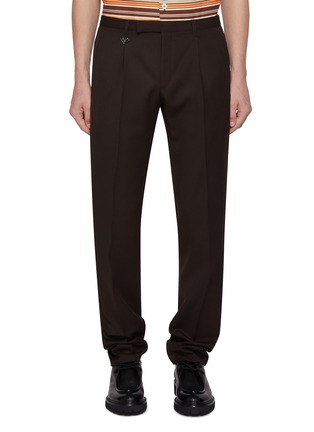 Main View - Click To Enlarge - PRADA - Straight Leg Wool Pants