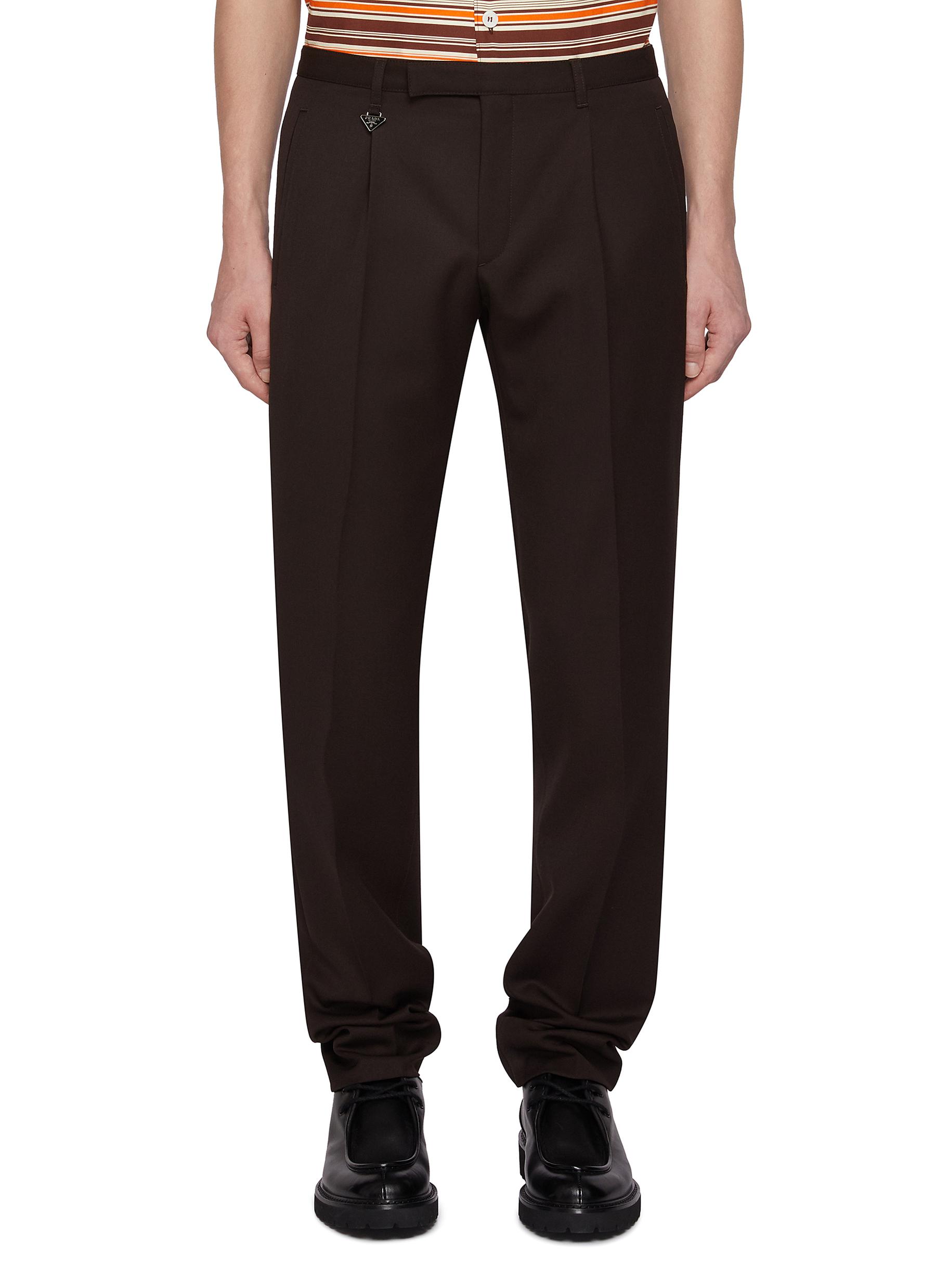 【PORTERNA】Luson Wool Belt Trousers PORTERNA】Luson Wool Belt Trousers
