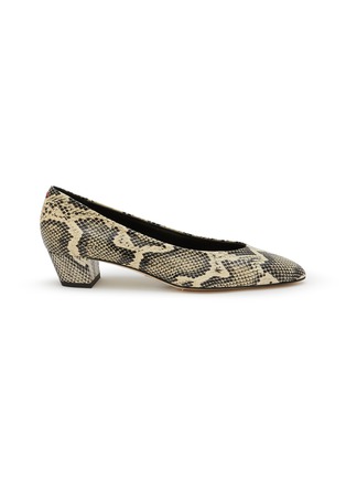 Main View - Click To Enlarge - AEYDE - Helia 30 Snake Print Leather Pumps