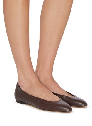 Figure View - Click To Enlarge - AEYDE - Ellie Leather Flats
