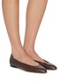 Figure View - Click To Enlarge - AEYDE - Ellie Leather Flats