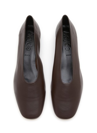 Detail View - Click To Enlarge - AEYDE - Delia 25 Leather Ballet Pumps
