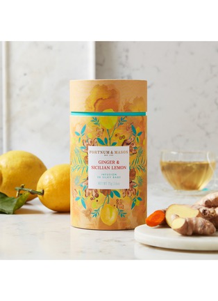 Detail View - Click To Enlarge - FORTNUM & MASON - Ginger & Sicilian Lemon Infusion Silky Tea Bags