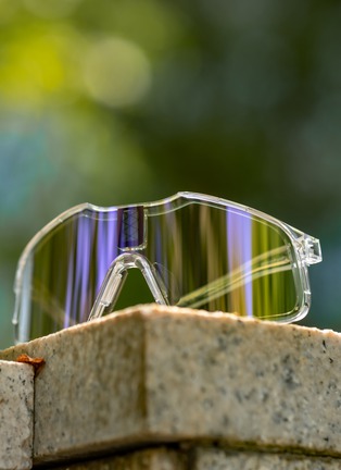  - CHAMELO - Falcon Alpha Lens Smart Glasses — Ice Frame/Alpha Purple Lens