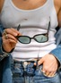  - CHAMELO - Veil Alpha Lens Smart Glasses — Glossy Black Frame/Smoke Lenses