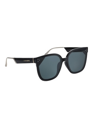 Main View - Click To Enlarge - CHAMELO - Veil Alpha Lens Smart Glasses — Glossy Black Frame/Smoke Lenses