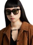  - CHAMELO - Veil Alpha Lens Smart Glasses — Glossy Black Frame/Smoke Lenses