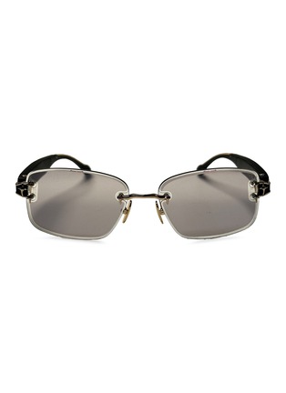 Detail View - Click To Enlarge - CHAMELO - Aura Prismatic™ Lens Smart Glasses — Glossy Black Frame/Calm Lenses