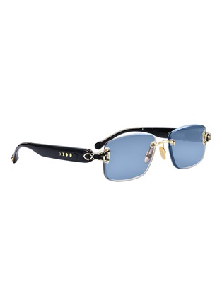 Main View - Click To Enlarge - CHAMELO - Aura Prismatic™ Lens Smart Glasses — Glossy Black Frame/Calm Lenses