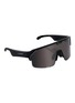 Main View - Click To Enlarge - CHAMELO - Music Shield HVL Lens Smart Glasses — Matte Black Frame/Smoke Lenses