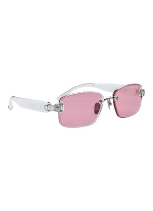 Main View - Click To Enlarge - CHAMELO - Aura Prismatic™ Lens Smart Glasses — Glossy White Frame/Calm Lenses