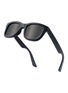Back View - Click To Enlarge - CHAMELO - Dusk Classic Alpha Lens Smart Glasses — Matte Black Frame/Smoke Lenses