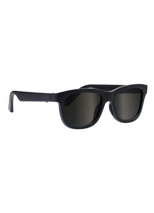 Main View - Click To Enlarge - CHAMELO - Dusk Classic Alpha Lens Smart Glasses — Matte Black Frame/Smoke Lenses