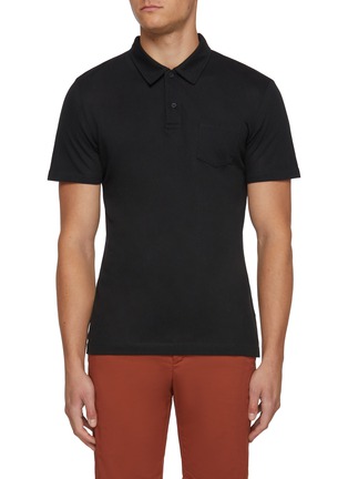 Main View - Click To Enlarge - SUNSPEL - Riviera Pocket Cotton Polo Shirt